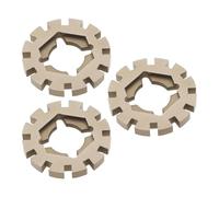 The Lord of the Tools 3 Pezzi Adattatore Per Albero Utensile Oscillante Compatibile Con Bosch Compatibile Con Fein Compatibile Con Multimaster Compatibile Con Makita Adattatore 25,1x3,1mm