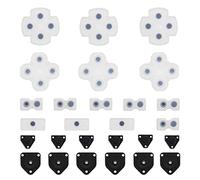 The Lord of the Tools 3 set di pulsanti in silicone conduttivo per controller di ricambio, compatibile con controller Sony Playstation 4 PS4