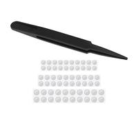 The Lord of the Tools 30 Paia Auricolari Rete Antipolvere Con Colla Auricolari In-Ear In Acciaio Inossidabile Filtro Rete Rete Pulita (3,5 Mm 4 Mm 4,5 Mm 3 Dimensioni Ciascuna Misura 10 Paia)