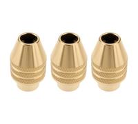 The Lord of the Tools 3x Mandrino Autoserrante Compatibile Con D-remel 4486 225 Mandrino Per Trapano Flex-Shaft 1/32 Pollici A 1/8 Pollici M8x0,75 Mm