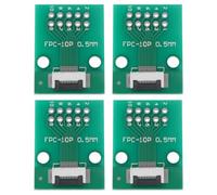 The Lord of the Tools 4 adattatori per scheda di conversione PCB a 10 pin, 0,5 mm, passo 1 mm a DIP 2,0 mm, per FPC FFC