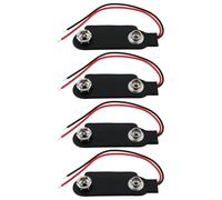 The Lord of the Tools 4 connettori a scatto per batteria PP1/PP9 con filo di piombo per batteria radio lanterna da 9 V