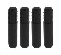 The Lord of the Tools 4 Pezzi Di Perni Di Spinta Per Serratura Della Porta Pomelli In Plastica Nera Per Interni Compatibile Con Vauxhall