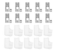 The Lord of the Tools 50 Connettori Terminali A Crimpare A Forcella Da 4,8 Mm Angolati A 90° Con 50 Manicotti Isolanti Per Interruttori Di Apparecchiature Quad Scooter Barche Elettrodomestici