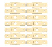 The Lord of the Tools 50 Pezzi 6.3mm Ottone Doppia Lama A Forcella Terminale Connettore Con Foro Da 4,2mm PCB Circuito Maschio Terminali Di Saldatura Parti Di Ricambio