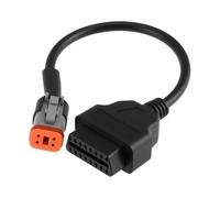 The Lord of the Tools Cavo Adattatore Diagnostico OBD2 Da 4 Pin A 16 Pin Compatibile Con Har-ley Davidson Motociclette