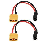 The Lord of the Tools Cavo Da 2 Pezzi XT90 Femmina A Presa DC7909 Da 8 Mm 15 Cm 14 AWG Compatibile Con BLUETTI Compatibile Con JACKERY