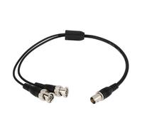 The Lord of the Tools Cavo Splitter Coassiale BNC Y Cavo Adattatore BNC Femmina A Doppio BNC Maschio Per Modem Radio Telecamera Lunghezza Totale 40cm Splitter BNC 2 In 1 Out Cavo Coassiale Jumper