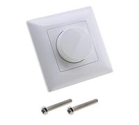The Lord of the Tools Interruttore dimmer rotativo a spinta On/Off 0-10 V Alimentatore dimmerabile Manopola dimmer NO interruttore di polarità per lampadine LED a incandescenza e alogene dimmerabili,