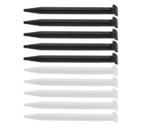 The Lord of the Tools Pennino touch screen da 10 pezzi compatibile con Nintendo New 2DSXL/2DSLL per il controllo dei videogiochi Plastica bianca e nera