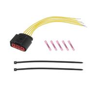 The Lord of The Tools Sensore di Flusso d'Aria di Massa a 5 Pin connettore Maschio a 5 Vie connettore del Flusso d'Aria di Massa 1J0973775A 17AWG 30cm Compatibile con Audi