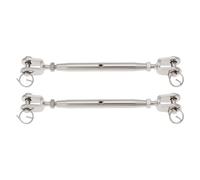 The Lord of the Tools Tenditore a vite M5 in acciaio inox 316 con corpo chiuso mascella sartiame vite ganascia tenditore vite per sartiame a vela canottaggio