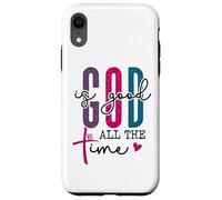 The Lord Your God is Good All the Time Christian Bible Verse Custodia per iPhone XR