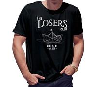 The Losers Klub King Stephen IT T-Shirt Maglietta per Uomo Nera Size XL