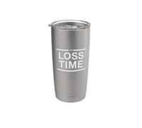 THE LOSS TIME 1 Bicchiere termico in acciaio inox doppia parete