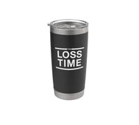 THE LOSS TIME 1 Bicchiere termico in acciaio inox doppia parete