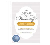 Brenna Jordan – The Lost Art of Handwriting Workbook – Per migliorare la calligrafia – Tascabile