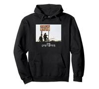 The Lost Boys Avviso Pericoloso Slide Area Vintage Horror Felpa con Cappuccio