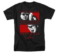 The Lost Boys Never Die T-Shirt Uomo Nero, 100% Cotone