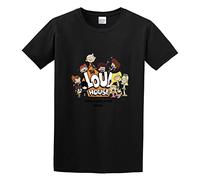The Loud House Group Men Adult Short Sleeve Black S