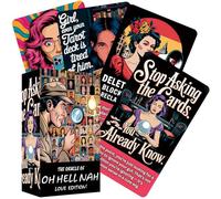 The Love Oracle Cards Of OH HELL NO, 72-Card Oracle Deck trasmette messaggi brutalmente onesti sull"amore, Incontri, Crepacuore, e quei momenti di relazione "Cosa-il-Reale-Inferno", Guida isterica