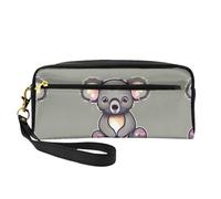 The Lovely Koala Donne Viaggio Trucco Sacchetto di Trucco Sacchetto di Trucco per Borsa Portatile Toilette Borsa Accessori Organizzatore, Nero , Taglia unica, Astuccio per trucchi
