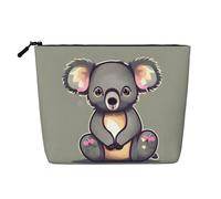 The Lovely Koala Versatile Travel Bag Makeup Bag Large Capacity Cosmetic Pouch Zipper Bag Toiletry Bag, Nero , Taglia unica, Beauty case