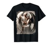 The Lovers Angelo Demone Devil Donne Uomini Dualità Opera d'arte Maglietta