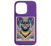 The Lovers Mystic Cat Ally - Arte LGBTQ Rainbow Tarot Pride Custodia per iPhone 13 Pro