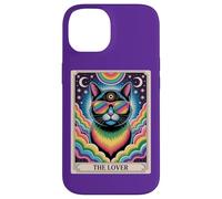 The Lovers Mystic Cat Ally - Arte LGBTQ Rainbow Tarot Pride Custodia per iPhone 14