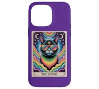 The Lovers Mystic Cat Ally - Arte LGBTQ Rainbow Tarot Pride Custodia per iPhone 14 Pro Max