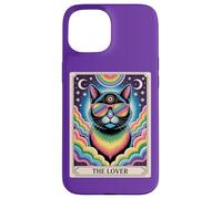 The Lovers Mystic Cat Ally - Arte LGBTQ Rainbow Tarot Pride Custodia per iPhone 15