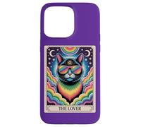 The Lovers Mystic Cat Ally - Arte LGBTQ Rainbow Tarot Pride Custodia per iPhone 15 Pro Max