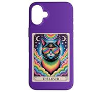 The Lovers Mystic Cat Ally - Arte LGBTQ Rainbow Tarot Pride Custodia per iPhone 16 Plus