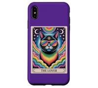 The Lovers Mystic Cat Ally - Arte LGBTQ Rainbow Tarot Pride Custodia per iPhone XS Max