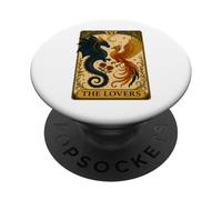 The Lovers Reader Vintage Phoenix and Dragon PopSockets PopGrip Adesivo