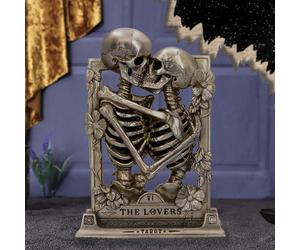 THE LOVERS SCULPTURE - statuetta resina goth dark gotico tarocchi amanti 20,5 cm