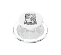 The Lovers Tarocchi Coppia Retro Fumetti Giardino Dell'Eden PopSockets PopGrip per MagSafe