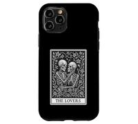 The Lovers Tarocchi Scheletri Incisione Stile Design Custodia per iPhone 11 Pro