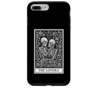 The Lovers Tarocchi Scheletri Incisione Stile Design Custodia per iPhone 7 Plus/8 Plus