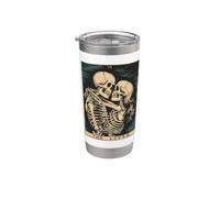 The Lovers Vintage Tarot Card - Gothic Halloween Tee Bicchiere termico in acciaio inox doppia parete