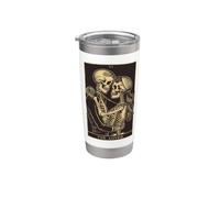 The Lovers Vintage Tarot Card - Gothic Halloween Tee Bicchiere termico in acciaio inox doppia parete