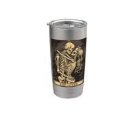 The Lovers Vintage Tarot Card - Gothic Halloween Tee Bicchiere termico in acciaio inox doppia parete