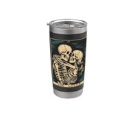 The Lovers Vintage Tarot Card - Gothic Halloween Tee Bicchiere termico in acciaio inox doppia parete