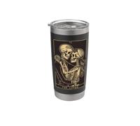 The Lovers Vintage Tarot Card - Gothic Halloween Tee Bicchiere termico in acciaio inox doppia parete