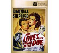 The Loves of Edgar Allan Poe (DVD) Linda Darnell Shepperd Strudwick