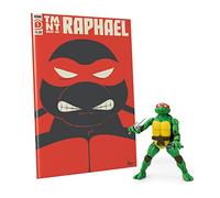 The Loyal Subjects Tartarughe Ninja - Statuetta e Comic Book BST AXN x IDW Raphael Exclusive, 13 cm