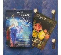 The Lunar Nomad Oracolo Mazzo di Carte E Libro Weiser Miro Canna Esoteric WSB02