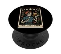 The Lunch Crew Cafeteria Worker Lunch Lady Tarocchi Card PopSockets PopGrip Adesivo
