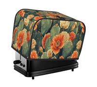 The Lush Cactus is In Bloom - Copertura per tostapane a 2 fette, per piccoli elettrodomestici da cucina, con tasche, protegge da polvere e impronte digitali